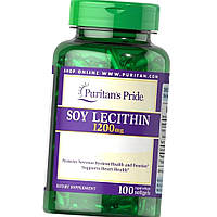 Лецитин соевый Puritan's Pride Soy Lecithin 1200 mg 100 капс