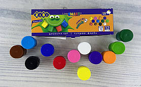 Гуаш 12 цв. 10 мл ZB.6651 ZIBI