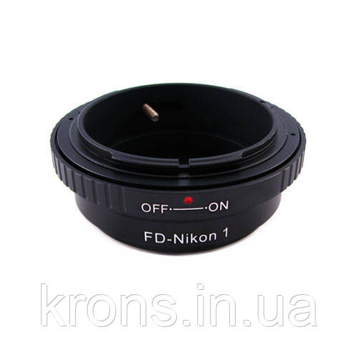 Адаптер-перехідник для Canon FD - Nikon 1 J1, кільце Ulata, фото 1