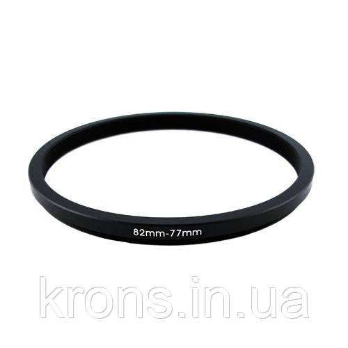 Понижувальний степ кільце 82-77мм для Canon, Nikon, фото 1
