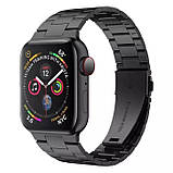 Металевий ремінець для Apple Watch 6-1 сталевий, браслет Епл-Вот, фото 2