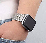 Металевий ремінець для Apple Watch 6-1 сталевий, браслет Епл-Вот, фото 7