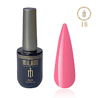 Неоновая каучуковая база с эффектом неонового свечения Milano NEON Cover Base 8ml № 18