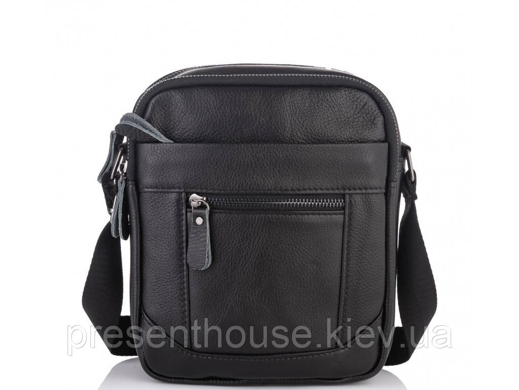 Чоловіча шкіряна сумка через плече маленька Tiding Bag, фото 1