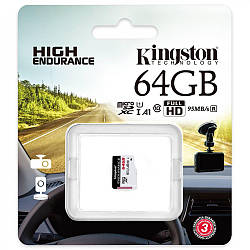 Карта пам`яті microSDXC Kingston Endurance A1 64Gb (UHS-1 U1) (R-95Mb/s)