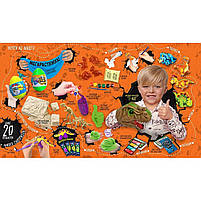 Ігровий набір Danko Toys Dino WOW Box яйце динозавра з аксесуарами зелений 35*25*25 см (DWB-01-01B), фото 2