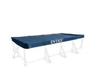 Чохол тент для прямокутного каркасного басейну 460*226 см Intex 28039