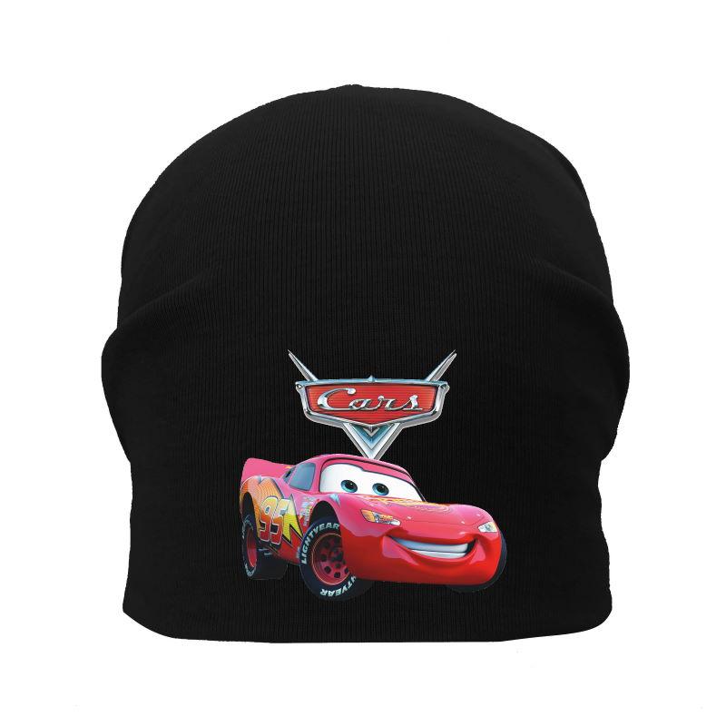 Шапка дитяча Тачки чорна (tachki - 001) 54-56 см, фото 1