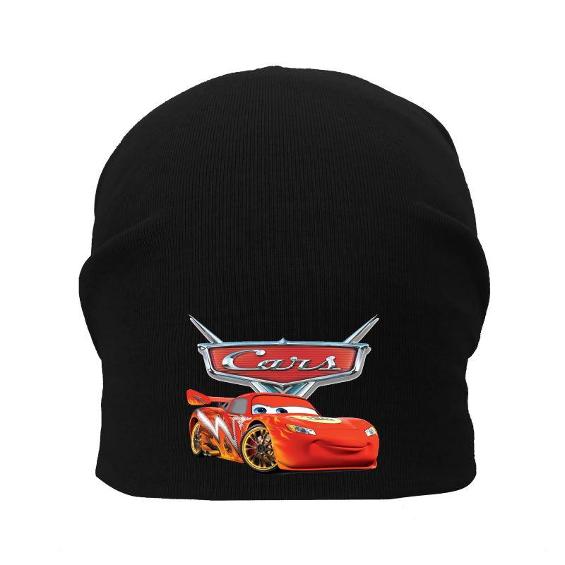 Шапка дитяча Тачки чорна (tachki - 002) 50-52 см, фото 1