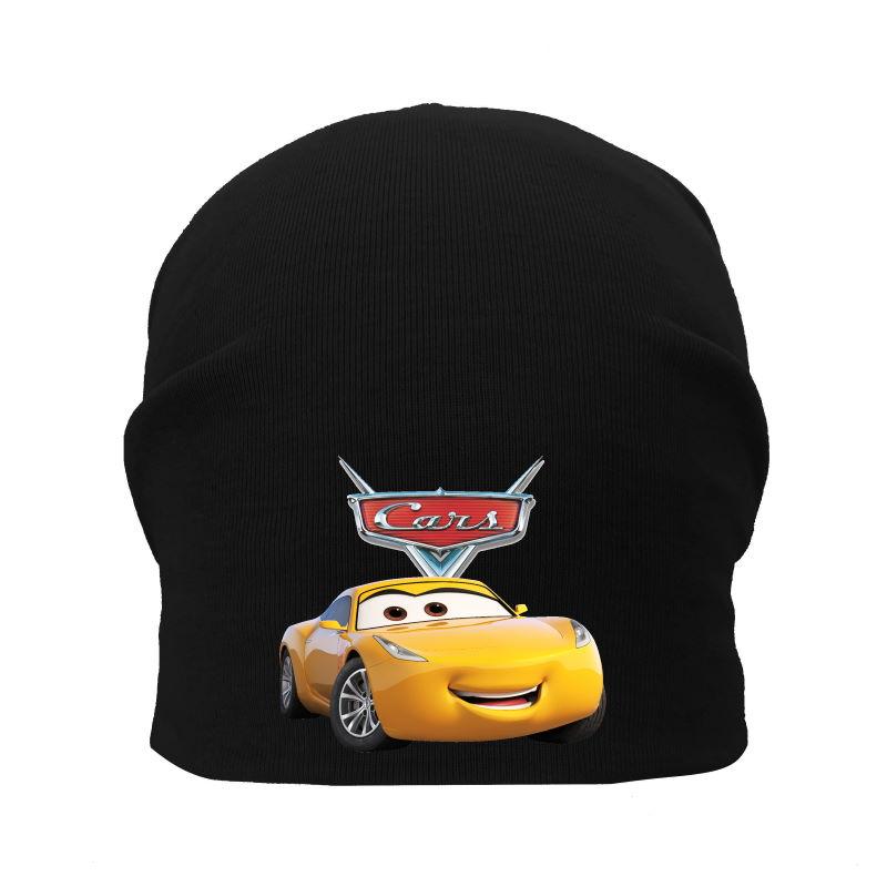 Шапка дитяча Тачки чорна (tachki - 004) 50-52 см, фото 1