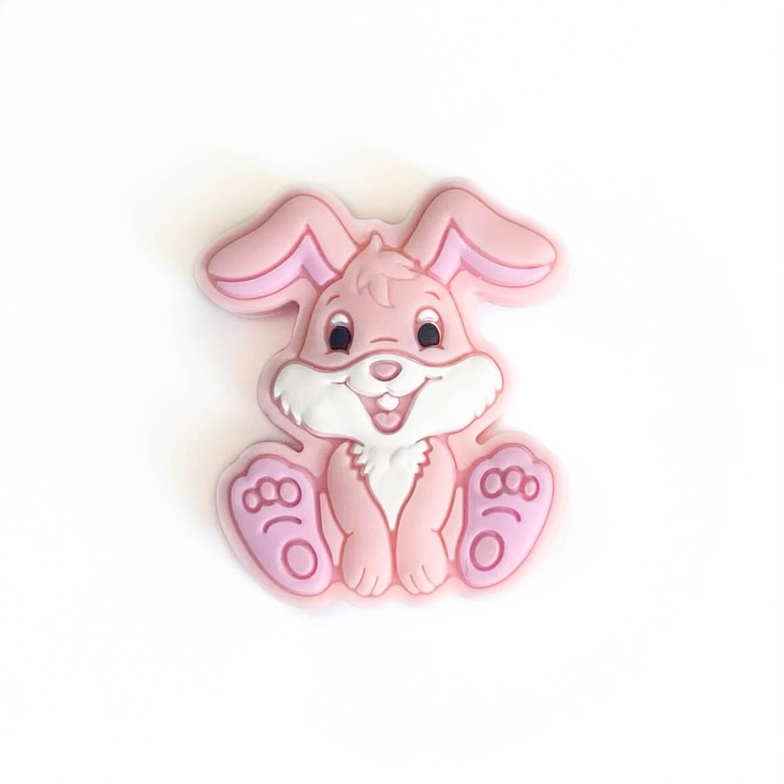 Зайка Банні БУСАНА (роза кварц) силіконова, фото 1