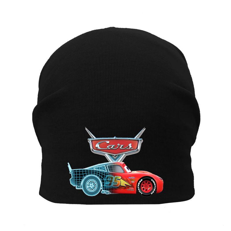 Шапка дитяча Тачки чорна (tachki - 006) 54-56 см, фото 1