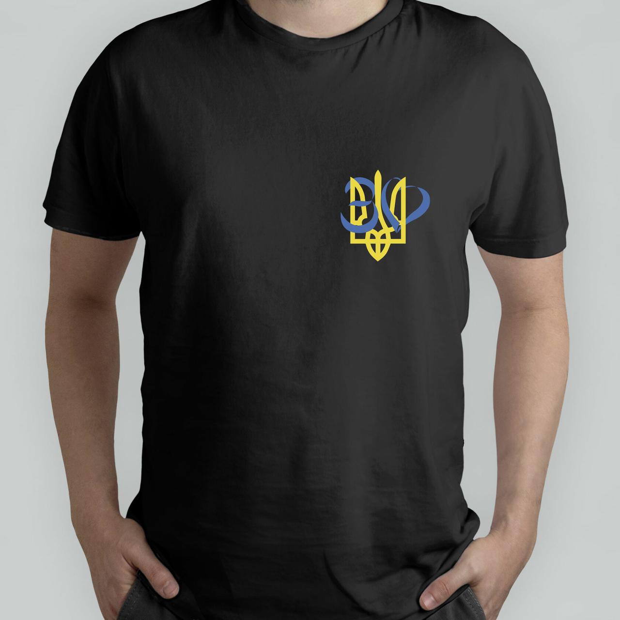 Футболка Україна "Варіант 17" - Чорна, фото 1
