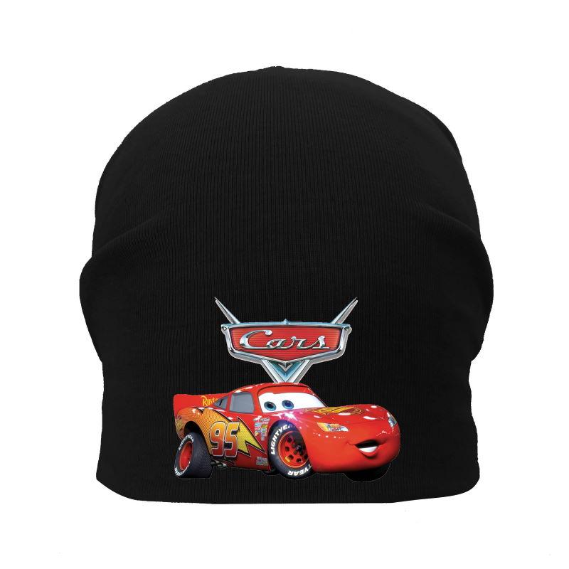 Шапка дитяча Тачки чорна (tachki - 008) 54-56 см, фото 1