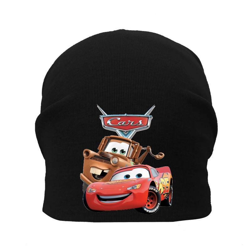 Шапка дитяча Тачки чорна (tachki - 0011) 54-56 см, фото 1