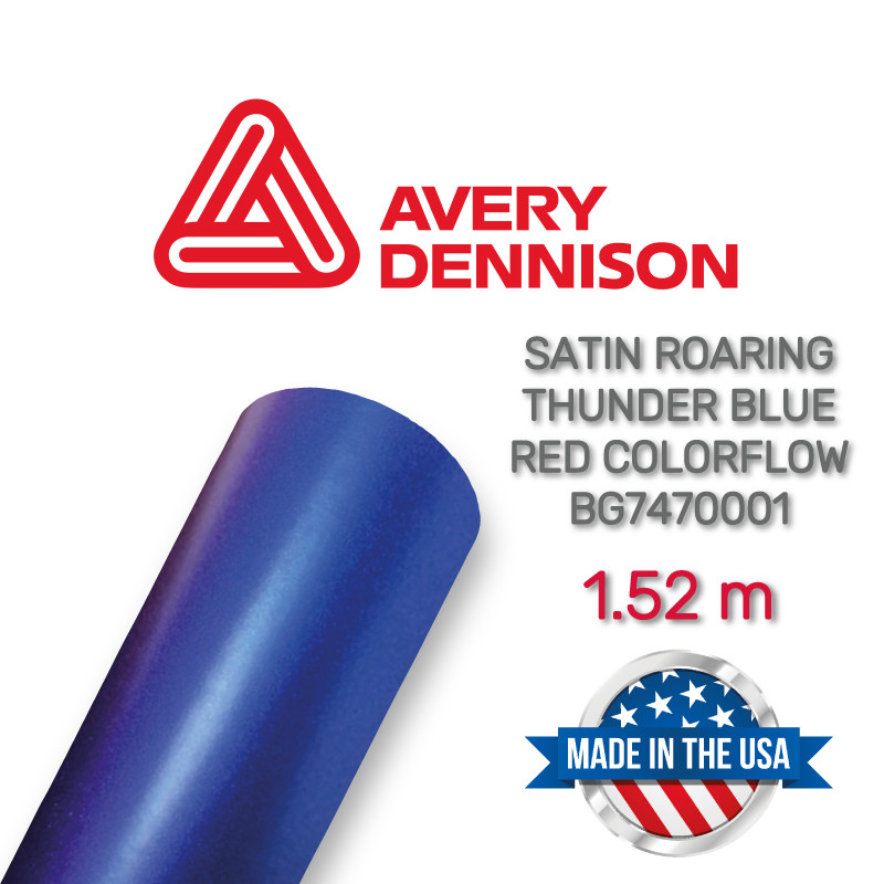 Avery Satin Roaring Thunder Blue/Red ColorFlow BG7470001