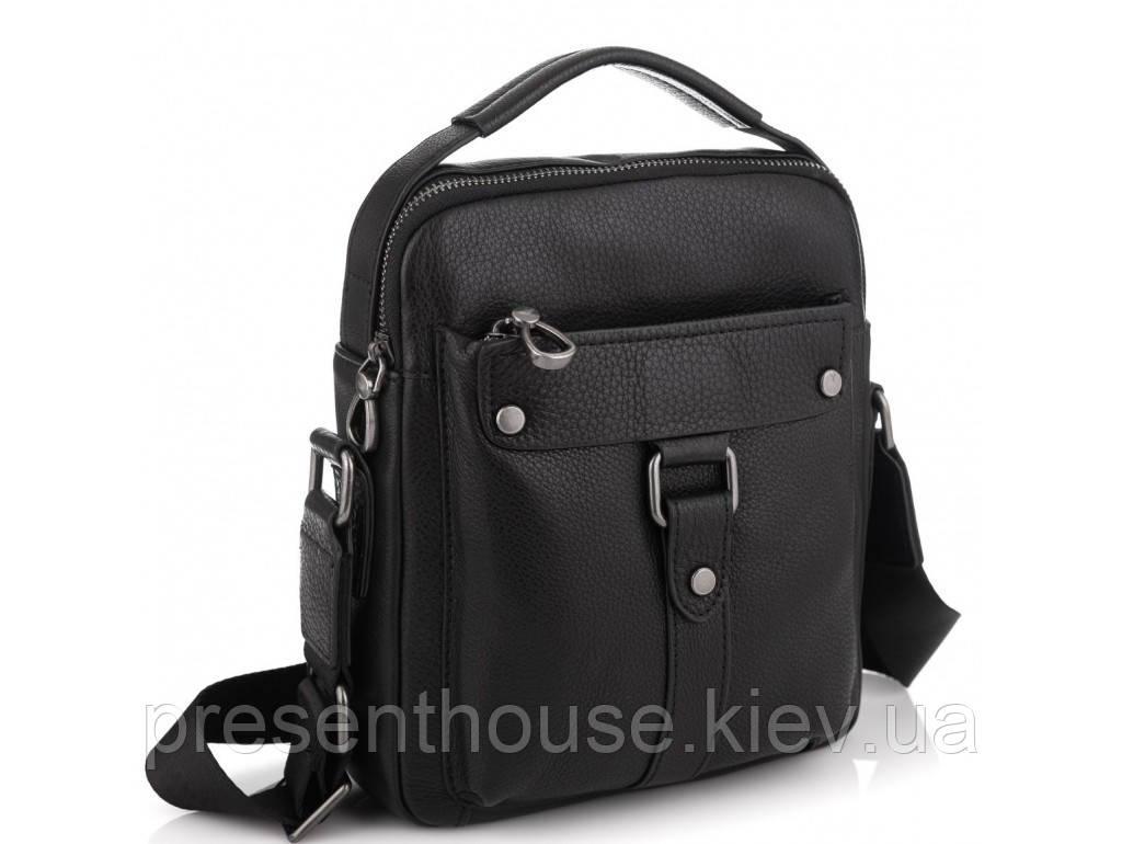 Чоловіча шкіряна сумка через плече Tiding Bag