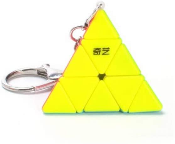QiYi Pyraminx Keyring stickerless | Брелок Пірамідка Рубіка без наліпок