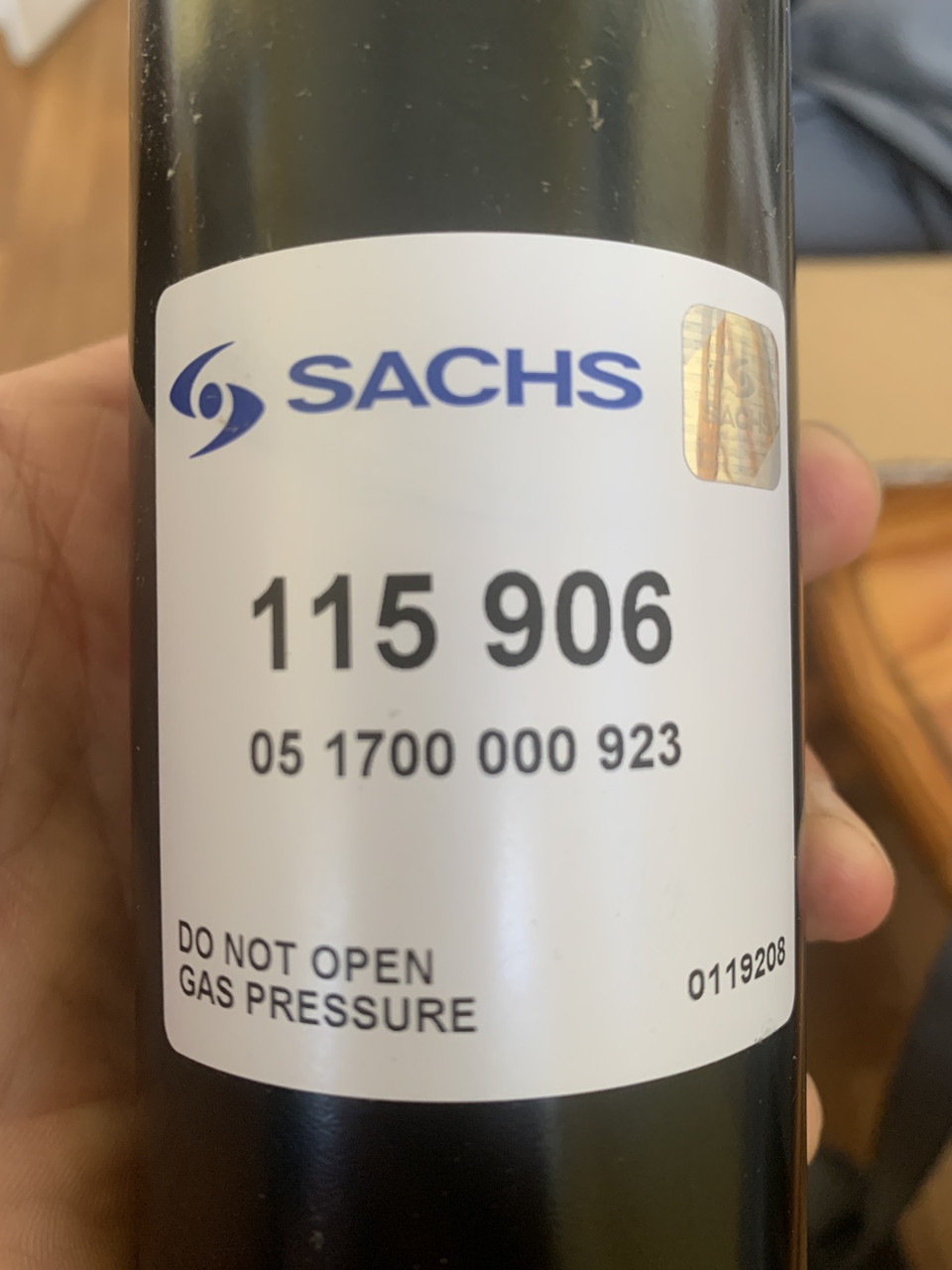 Амортизатор SACHS 115 906