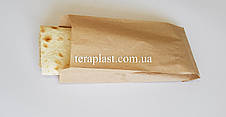 Паперовий пакет саше для їжі бурий 110х70х330 (уп-100шт), фото 2