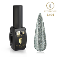 Светоотражающий гель лак для маникюра ногтей Effulgence Milano 13/01 8мл (светоотражающий для коротких ногтей)