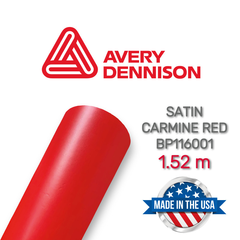 Avery Satin Carmine Red BP1160001