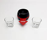 Гра для дорослих "Крути і пий за ..." (міні-версія): Рулетка і набір чарок - Подарунок чоловікові з гумором, фото 8