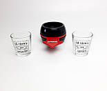 Гра для дорослих "Крути і пий за ..." (міні-версія): Рулетка і набір чарок - Подарунок чоловікові з гумором, фото 5