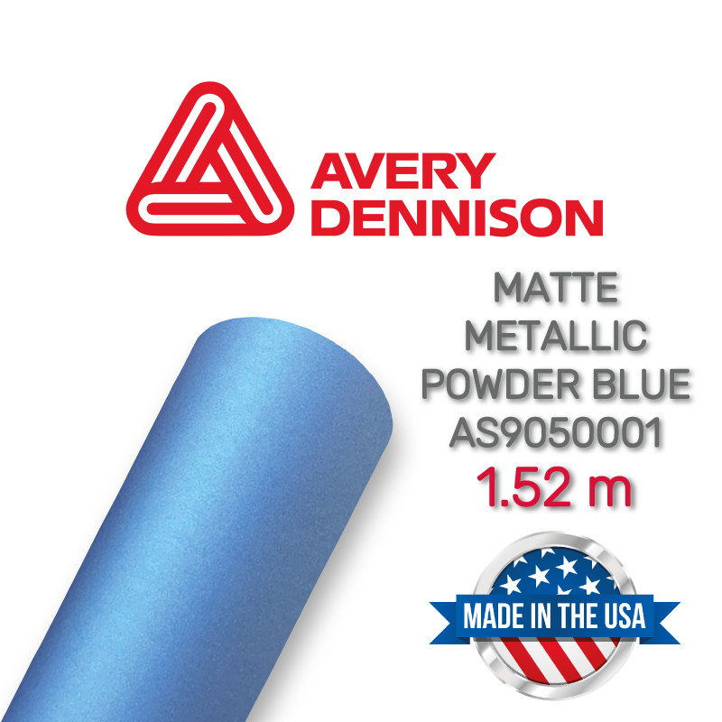 Avery Matte Metallic Powder Blue AS9050001