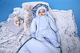 Зимовий конверт комбінезон для немовляти теплий набір, фото 9