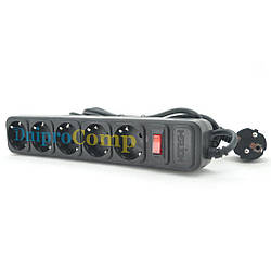 Мережевий фільтр живлення GEMBIRD 5 розеток, 3 м (G530)