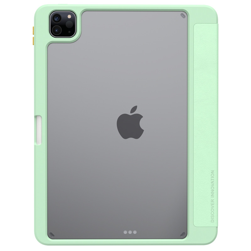 Захисний чохол Nillkin для Apple iPad Pro 11 2020/2021 2020/2021 Black (Bevel Leather Case) Green Зелений