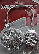 Магніти — підхоплювачі для штор і декоровані камінням