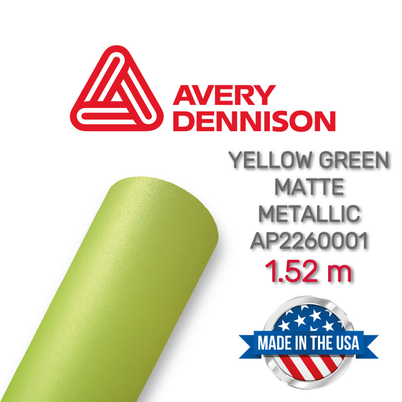 Avery Yellow Green Matte Metallic AP2260001