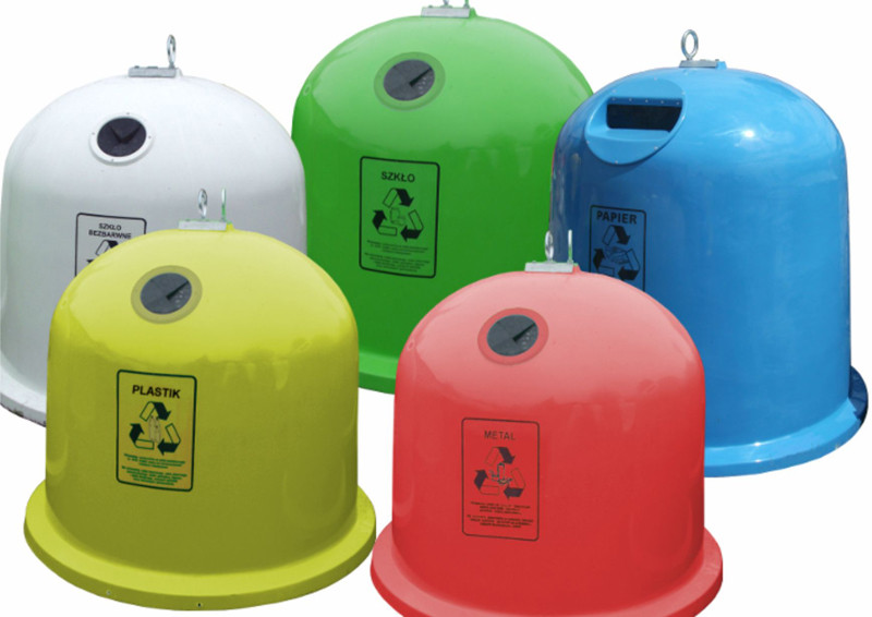 Контейнер для роздільного збору сміття б/у. Опт.