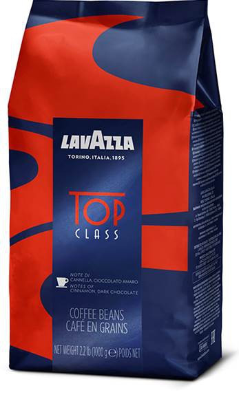 Кава в зернах Lavazza Top Class 1кг Італія Лавацца Оригінал зерновий