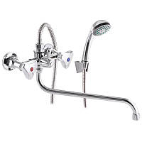 Змішувач для ванни універсальний радянський (вітчизняний) з шлангом і лійкою