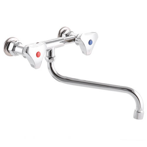 Смеситель для кухни (на мойку) настенный советский полуоборотные ...