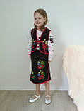Дитячий національний костюм Гуцулка для дівчинки р. 128-158 см, фото 3