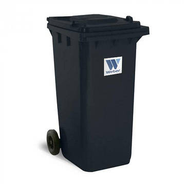 Євроконтейнер пластиковий, Weber V-120 л, чорний, фото 1