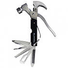 [ОПТ] Інструмент мультитул tac tool 18 in 1, Туристичний багатофункціональний інструмент молоток-цвяхотяг, фото 5