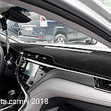 Накидка на панель приладів TOYOTA Camry 70/75 2018-н.в Чохол/накидка на торпеду авто Тойота Камрі, фото 2