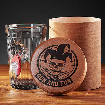 Гранований стакан з блешнею