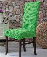 Чохли для меблів Milano стільці жатка без оборки 6 шт. Салатовий