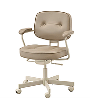 Кресло для офиса, фисное кресло, обертове крісло, Ікеа, ALEFJÄLL, кресло бежевое, 503.086.86