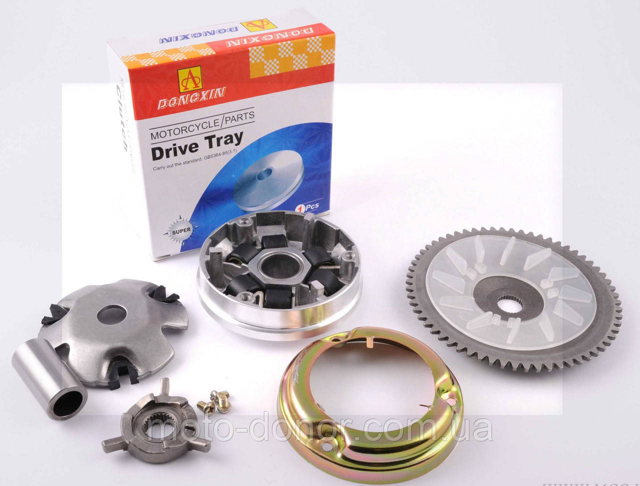 Варіатор передній 4T GY6 50 "DONGXIN" (палець, щіка, храповик, крильчатка), фото 1
