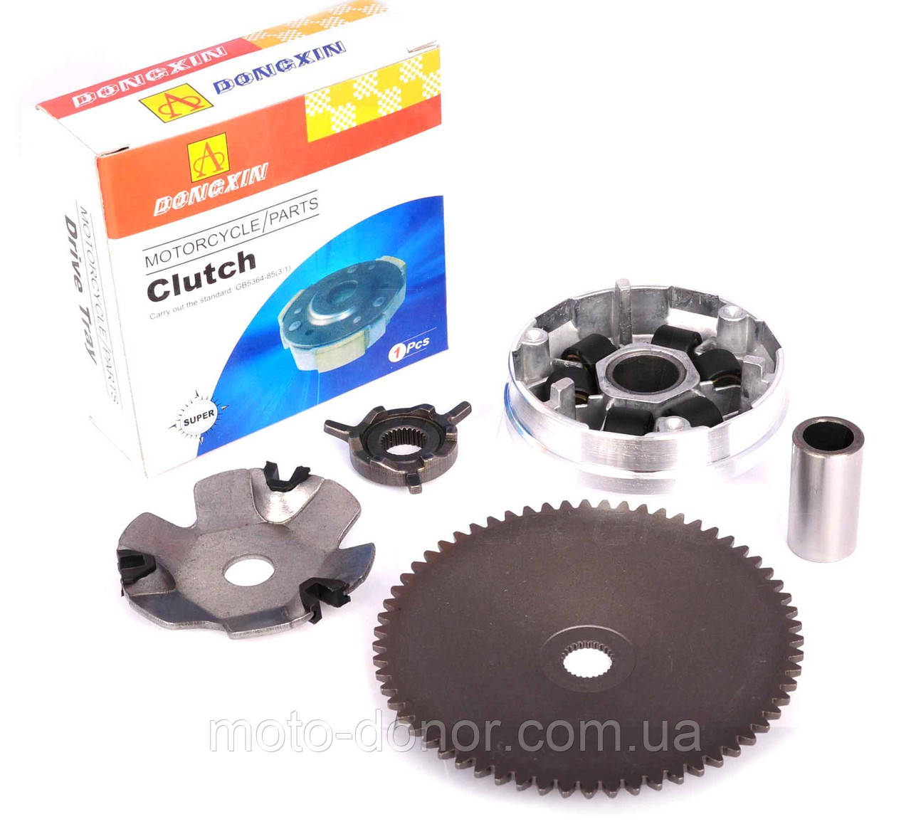 Варіатор передній 4T GY6 50 "DONGXIN" (палець, щока, шайба), фото 1