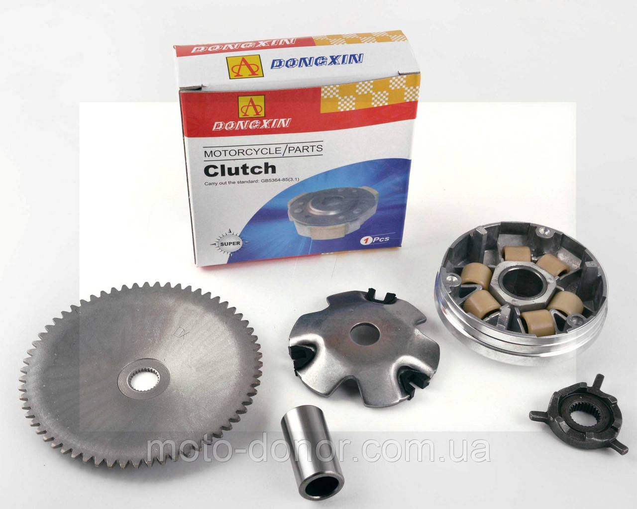 Варіатор передній 4T GY6 50 "DONGXIN"_ (палець, щока, шайба), фото 1