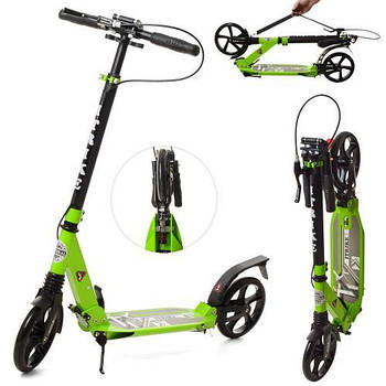 Двоколісний літак SR 2-018-9-GR, зеленого кольору