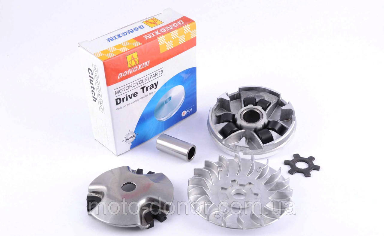 Варіатор передній Yamaha JOG 50 "DONGXIN" (d-13mm, палець, щіка, маточина), фото 1